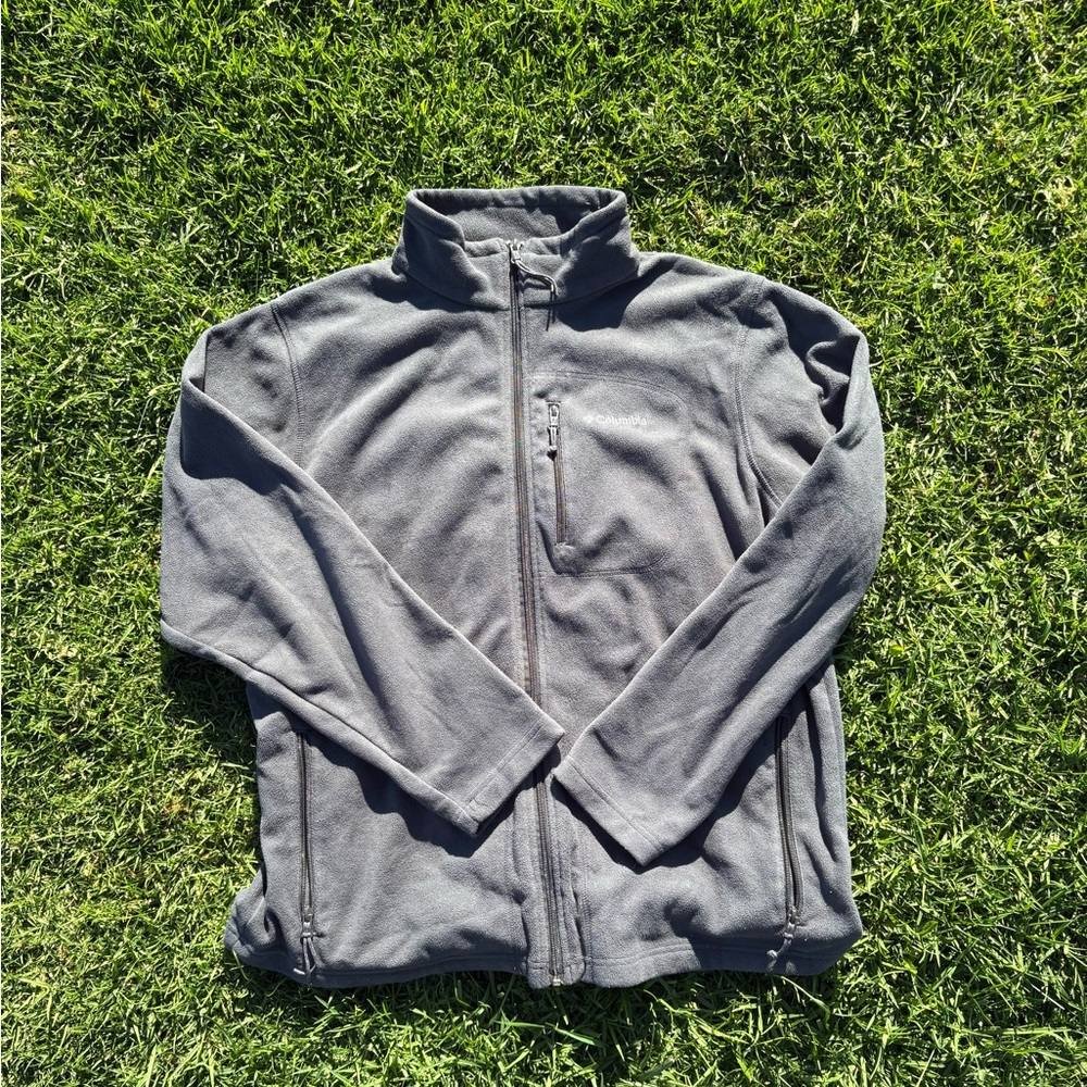 Columbia Gray Fleece Jacket
